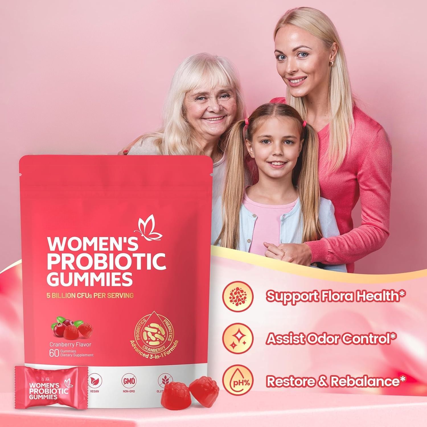Support flora health, odour control and pH – best probiotic for vag health