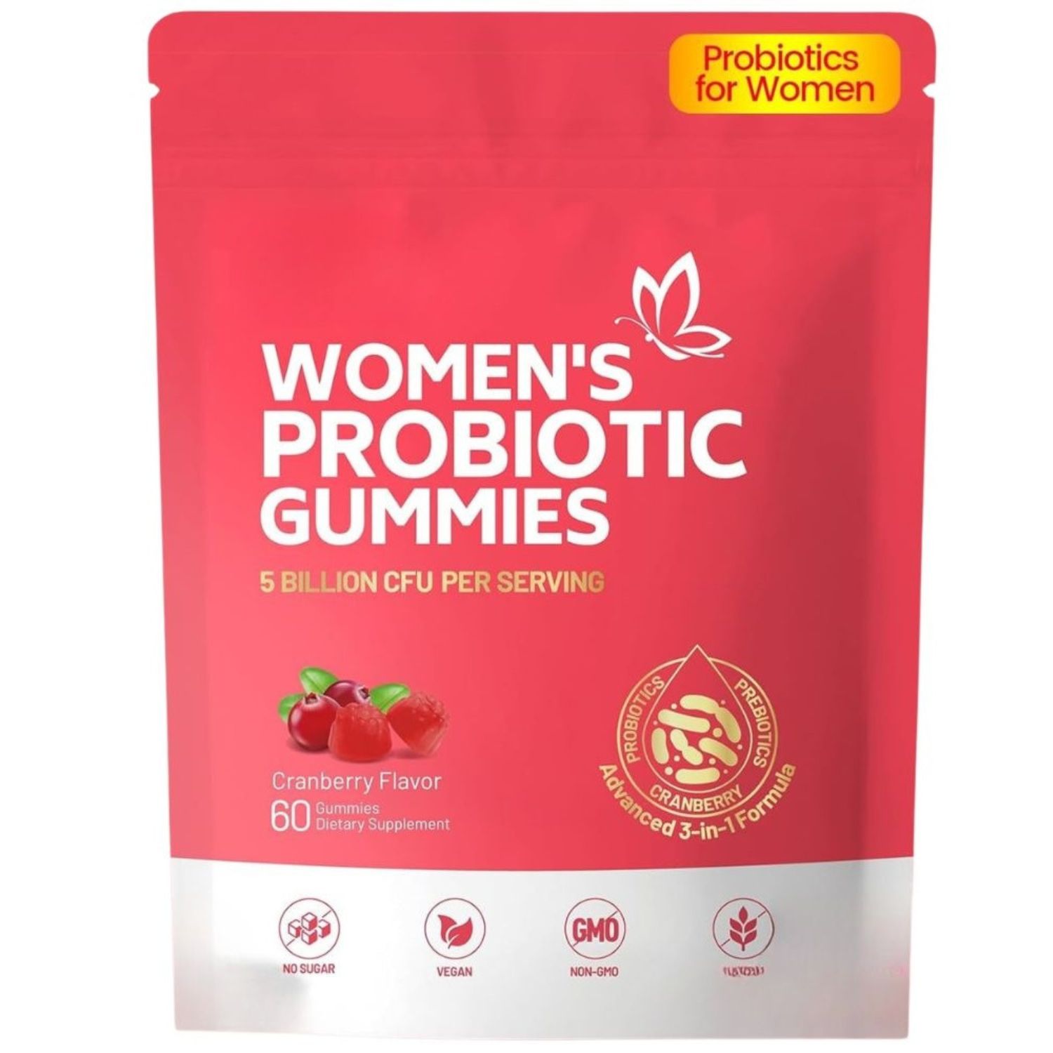 Women's Probiotic Gummies pack – best vaginal probiotic