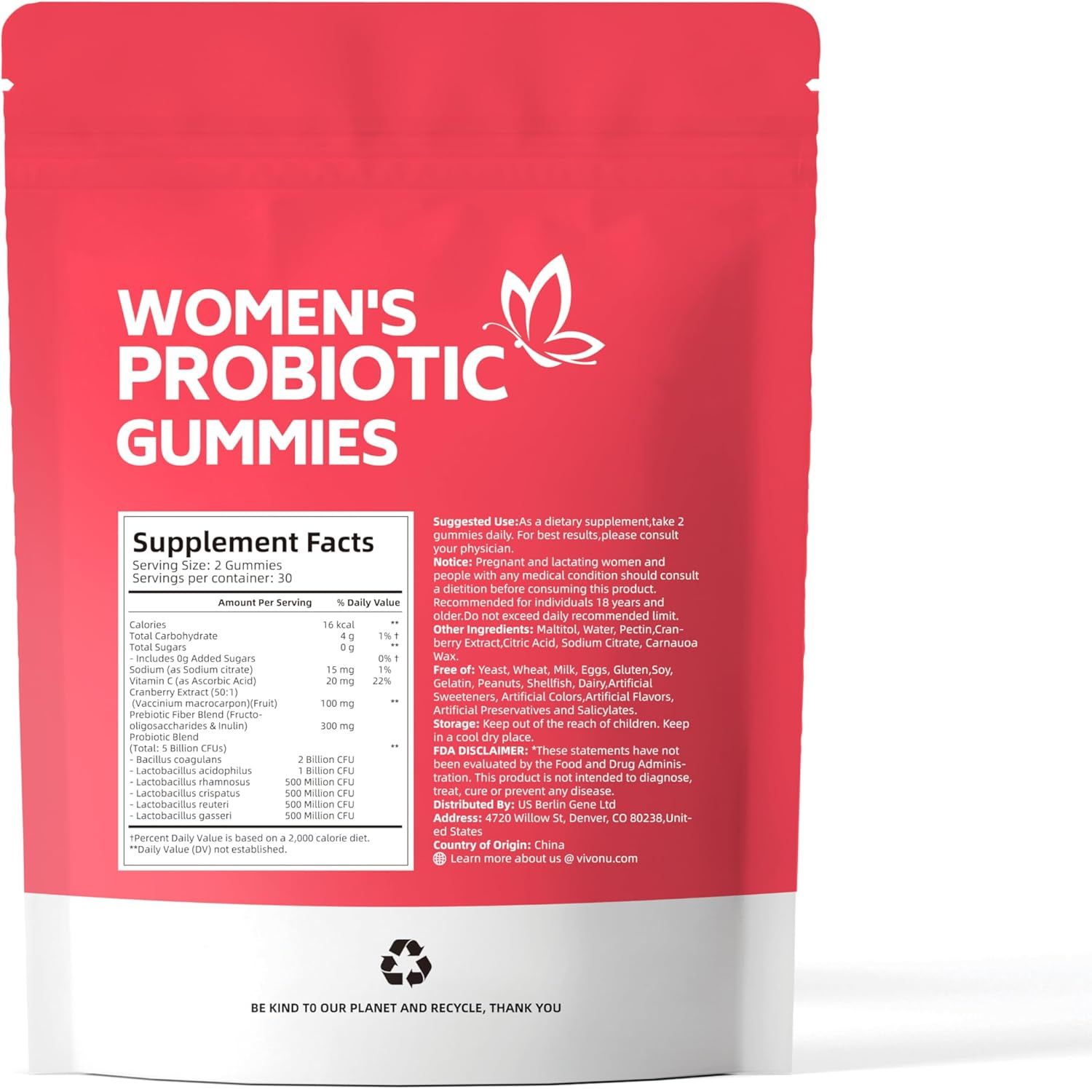 Feminine Balance Women's Probiotic Gummies: image 4